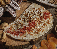 Кутаб с сыром и зеленью