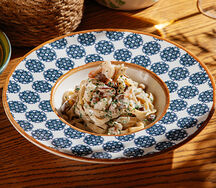 Фетучини Маре Монти на сливках