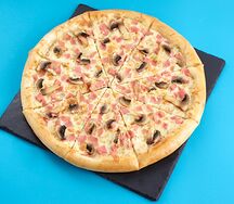 Пицца ветчина и грибы