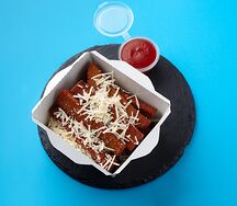 Гренки с чесноком и сыром пармезан