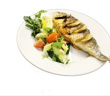 Дорадо с овощами