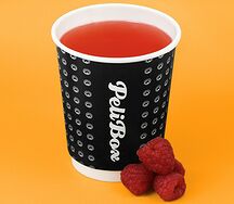 Горячий малиновый кисель