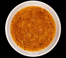 Суп Харчо с чесночными тостами