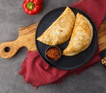 Мини-чебуреки с бараниной и говядиной