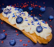 Эклеры Блюберри-чиз