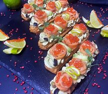 Эклеры Лосось шеф-посола 5 шт