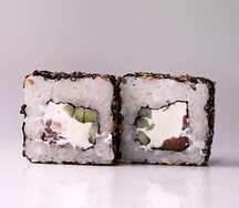 Ролл Саккай с копченым лососем