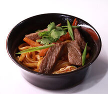 Удон со свининой