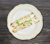 Блинчики с лисичками