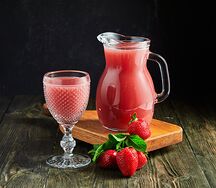 Кисель клубничный