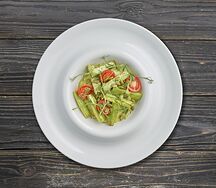 Ризотто с жареными кабачками