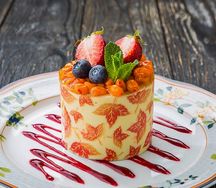 Облепихово-яблочный десерт