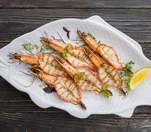 Тигровые креветки гриль