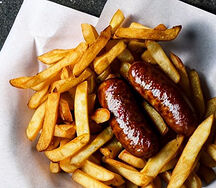 Sausage & chips