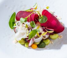 Винегрет с фундуком