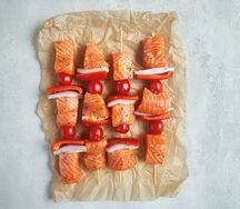 Шашлык из лосося с фарерских островов полуфабрикат