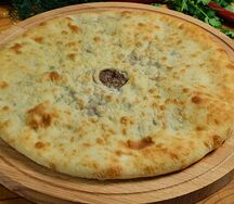 Пирог с курицей и грибами