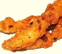 Куриные стрипсы по-милански