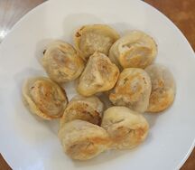Пельмени, жаренные на сливочном масле