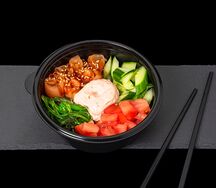 Поке с лососем