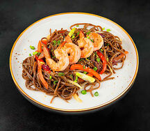 Вок соба с креветкой