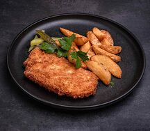 Куриный шницель с айдахо