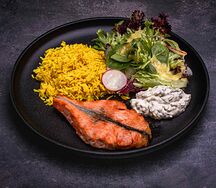 Лосось на пару