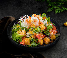 Салат с креветками