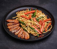 Утка по-японски в соусе терияки