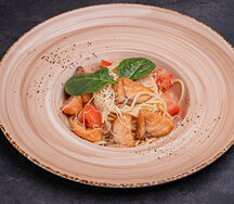 Спагетти с Лососем