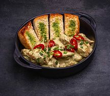 Цыпленок в соусе чкмерули