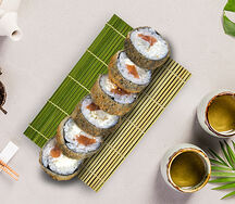 Темпура ролл с лососем