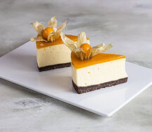 Чизкейк Маракуйя-манго-эстрагон (без выпечки)