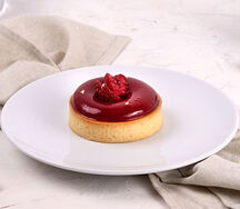 Тарт Малина-маракуйя