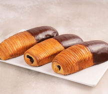 Дениш с шоколадно-заварной начинкой