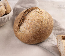 Тартин с кунжутом и семенами льна