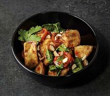 Салат хрустящие баклажаны