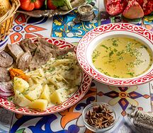 Бишбармак с кониной