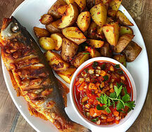 Pomme de terre et poisson