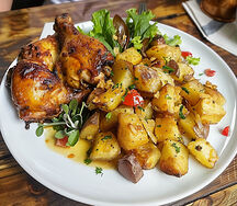 Pomme de terre sautée au poulet