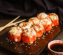 Запеченный ролл Дабл чиз