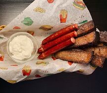 Гренки чесночные