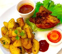 1/2 Poulet grillé