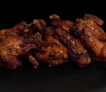 Крылья куриные на углях