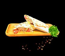 Шаурма Дурум с люля-кебабом из говядины и свинины