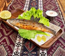 Сибас на углях