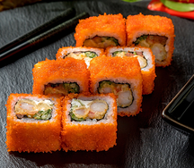 Ролл Калифорния с креветкой