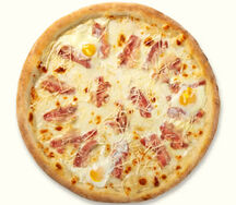 Pizza carbonara