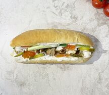 Хот-дог с куриным шашлыком