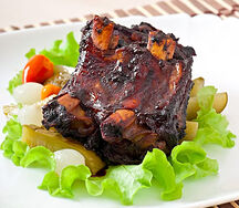 Côte de veau, purée de pomme de terre